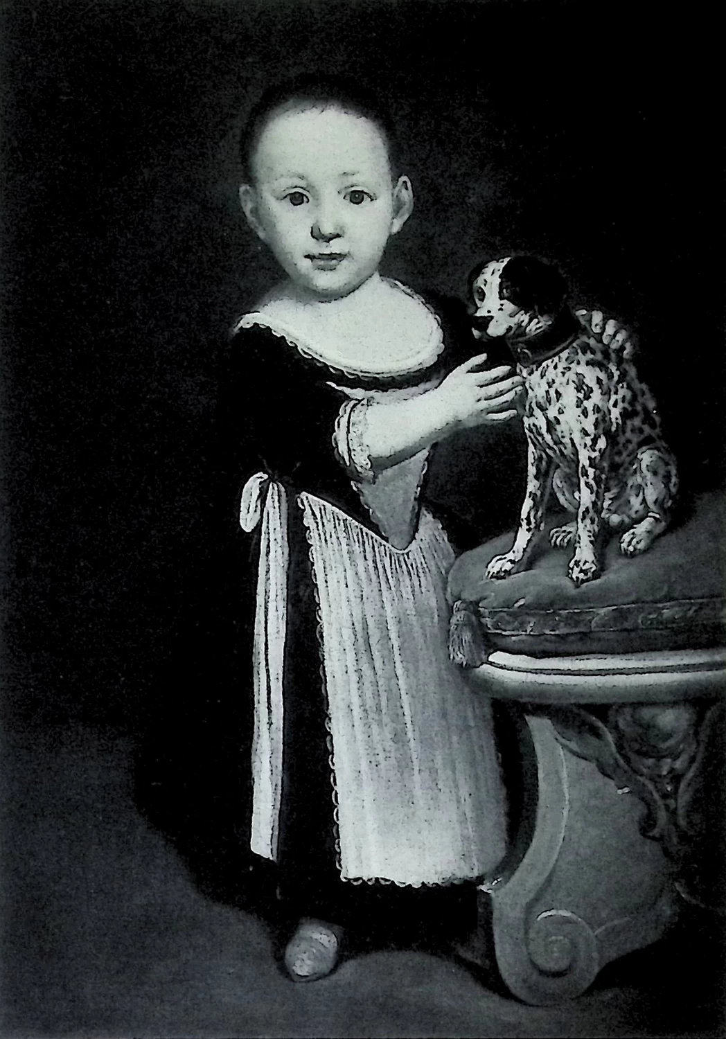 Giacomo Ceruti, il Pitocchetto - 286, Ritratto di bambina con cane